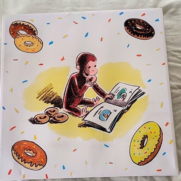 Artissimo Designs Curious George Canvas Pictures Set Of 2 - Picture 6 of 11